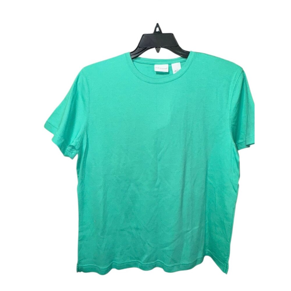 Kim Rogers Green Crewneck Short Sleeve T-Shirt
